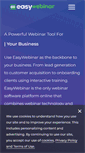 Mobile Screenshot of easywebinar.com
