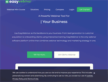 Tablet Screenshot of easywebinar.com